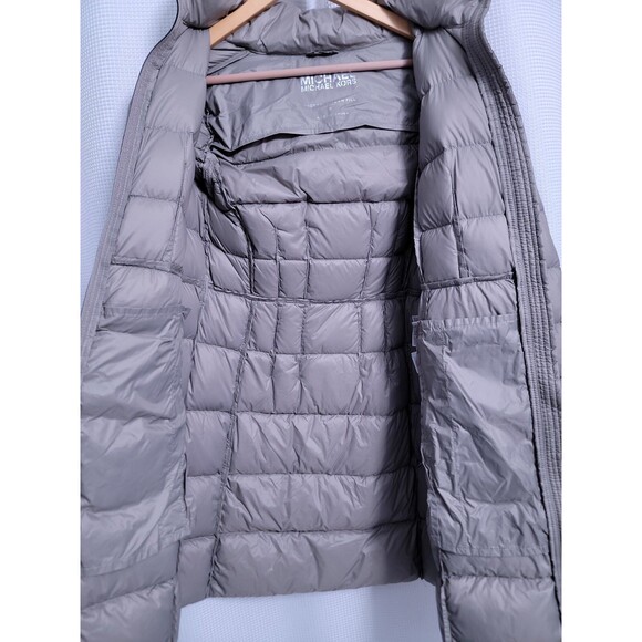 Michael Kors MK Packable Hooded Down Puffer Jacket Women's size SMALL - Picture 10 of 12